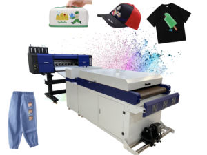 Near Me 60Cm 4Head I3200/1600 DTF Impresora Prensa <span class=keywords><strong>de</strong></span> calor Transferencia Camiseta Ropa DTF Máquina <span class=keywords><strong>de</strong></span> impresión con coctelera y secadora - Product Image 3