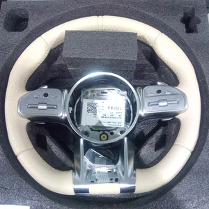 Volante in Pelle per <span class=keywords><strong>Mercedes</strong></span> Benz W205 Compatibile con Modelli W212 W463 W222 <span class=keywords><strong>C180</strong></span> C200 C250 C300 C43/C63 AMG - Product Image 2