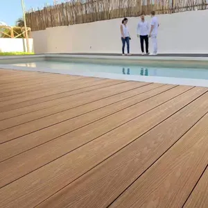 Großhandel Outdoor Engineered Anti statische Wpc Bodenbelag Decking Guter Preis Holz Kunststoff Composite Hohl decks