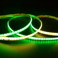 Bande lumineuse LED COB RVB haute performance, haute densité, pour décoration de vacances, logo personnalisé, fabrication en usine, vente chaude