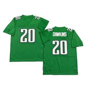 Maillot de rugby vintage pour homme, style cousu, Harold Carmichael, Brian Dawkins, Eric Allen, Wilbert Montgomery, tailles S-3XL, livraison rapide - Product Image 5