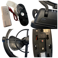 Kipas Ventilasi RV Berkualitas Tinggi OEM, Mudah Dipasang, 12 dan 24V, 360 Derajat, Hitam atau Putih dengan Remote Control