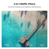 K&F Concept – Lot de 4 filtres multifonctions ND8/PL, ND16/PL, ND32/PL, ND64/PL pour drones DJI Air 3S – Kit de filtres ND/PL pour drones