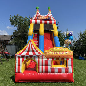 Toboggan Gonflable Extérieur à Sec pour Enfants, Thème Cirque, pour <span class=keywords><strong>Parc</strong></span> d'Attractions et Carnaval - Product Image 2