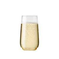 Copas de vino de plástico de alta calidad, flautas de champán desmontables, copa de vino elegante para beber