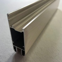 Profilé en aluminium extrudé léger de forme élégante certifié ISO9001 pour fenêtres et portes