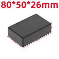 Boîtier de rangement étanche en plastique ABS pour projets électroniques, boîte de protection pour instruments, fournitures électroniques, type à fermoir