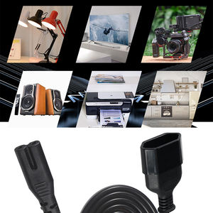 <span class=keywords><strong>Kema</strong></span> <span class=keywords><strong>keur</strong></span> ตัวเมียขั้วต่อ2ขา <span class=keywords><strong>AC</strong></span> ตัวผู้ตัวเมีย C7อะแดปเตอร์สาย IEC - Product Image 2