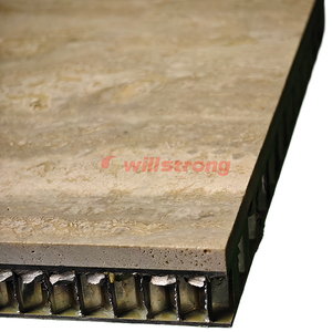 Panneau en nid d'abeille en métal multi-usages à fort impact panneau en nid d'abeille incurvé pour panneau mural en nid d'abeille - Product Image 3