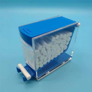 Boîte de rangement pour cotons dentaires, type à pression, soins orthodontiques, fonctionnement manuel, capacité de 50 pièces - Product Image 1
