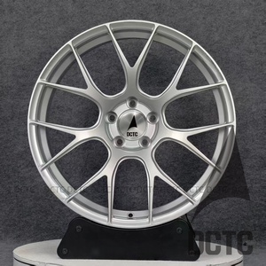 ล้ออัลลอยด์อะลูมิเนียมฟอร์จสี Gunmetal ขนาด 18-20 นิ้ว ขอบเว้าลึก 5x112/5x114.3/5x120 25 มม. สำหรับ M3 Mercedes C63 Audi รุ่นใหม่ - Product Image 2