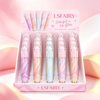 FAIRY LG299 Gloss à lèvres chimique à base d'huile hydratant trois-en-un rotatif