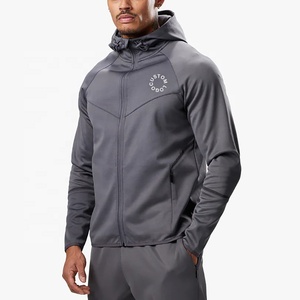 Felpe <span class=keywords><strong>con</strong></span> Cappuccio Sportive da Uomo <span class=keywords><strong>con</strong></span> Logo Personalizzato Ricamato, Produttore di Abbigliamento Streetwear, Giacca <span class=keywords><strong>con</strong></span> Zip Integrale per Uomo - Product Image 1