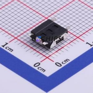 UK-B0230G25-SPJZ25Y Tactile Switch SMD-4P,6.2x6.2mm Switch Single Pole Single Throw Round Button 2.5N Vertical Mount - Product Image 2