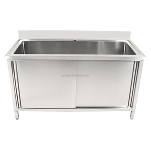 Commercial Pot Sink Basin, Hotel Restaurant Supplies Stainless Steel Wash Sink for Restaurant Kitchen Use - Product Image 1
