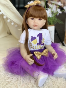 ตุ๊กตาเด็กผิวสีแทน ทำจากยางและผ้าฝ้าย ขนาดเล็ก น่ารัก เหมือนจริง สไตล์อนิเมะ ของเล่นอื่นๆ ตุ๊กตา Reborn - Product Image 2