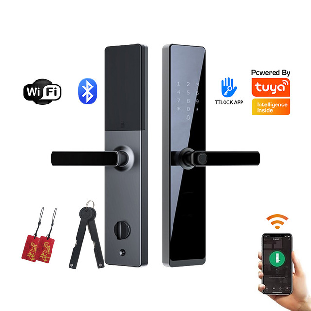 High Security Smart Door Lock with APP Control/Fingerprint/Password/Card for Residential & Commercial Use