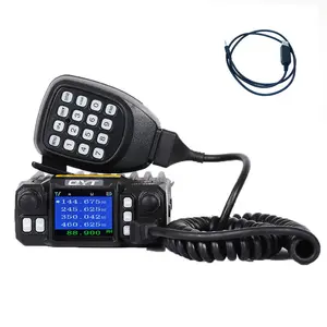QYT-walkie-talkie montado en vehículo, Radio Móvil bidireccional, Uhf, Vhf, KT7900d, banda cuádruple, 144/220/350/440MHz, con USB, KT-7900D