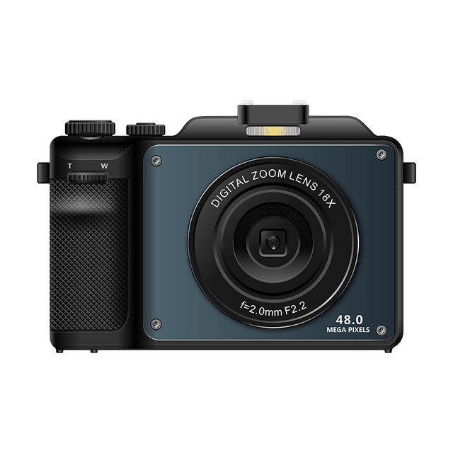 Front and Rear Dual Lens 3 Inch 48 Mega Pixels New Design Full Video Professional Digital hd High Quality 4k Camera