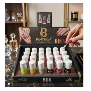 Ensemble de vernis à ongles mat tendance, texture lisse non brillante, longue tenue, couleurs vibrantes pour femmes, beauté - Product Image 4