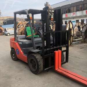Top Brand Used for Diesel Engine 3 Ton Forklift 8FD30 4m Lift Height with Isuzu Engine - Product Image 2