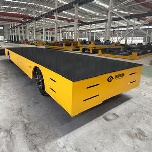 ठोस पैटर्न टायर के साथ भारी शुल्क ट्रैकलेस ट्रांसफर कार्ट को ठोस पैटर्न के साथ 360 डिग्री - Product Image 3