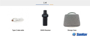 SunNav R10 GNSS système <span class=keywords><strong>instrument</strong></span> d'arpentage des terres, <span class=keywords><strong>prix</strong></span> bon marché CORS gps rover station peut se connecter avec un téléphone intelligent - Product Image 5