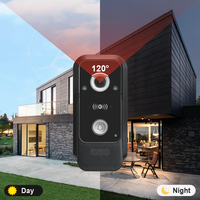 Sistem Interkom Pintu Pintar Berkualitas Tinggi 1080P Layar Sentuh IPS 10 Inci Tuya WIFI Murah, Mendukung Pembukaan Kunci Kartu RFIC