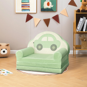 Canapé de jeu pliable antidérapant <span class=keywords><strong>pour</strong></span> enfants Canapé de voiture portable sur le thème du dessin animé <span class=keywords><strong>pour</strong></span> la maison et l'école Matériau <span class=keywords><strong>en</strong></span> <span class=keywords><strong>mousse</strong></span> <span class=keywords><strong>pour</strong></span> manger à l'usage des enfants - Product Image 4