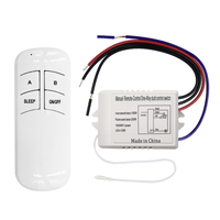 1/2/3 Way AC220V RF Bộ Điều Khiển Không Dây Kỹ Thuật Số Từ Xa Công Tắc Điều Khiển Từ Xa Để Điều Khiển Bảng Quạt Hoặc Công Tắc Bóng Đèn