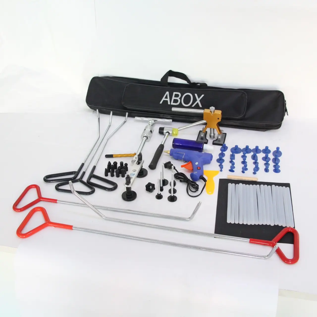 Kit de ferramentas de reparo, remoção de corpo, qj denting, kit de kits de martelo, máquina manual de levantamento de amassados de carro