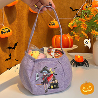 Sacs à bonbons et pochettes cadeaux en forme de citrouille pour enfants pour Halloween