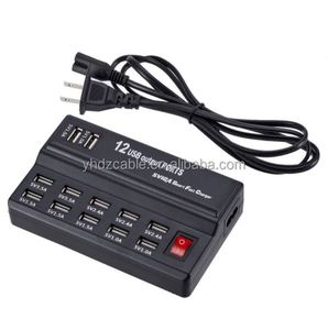 Cargador USB de Carga Rápida de 10 Puertos y 12A para Apple, Estación de Carga Inteligente de 5V3.5A, Adaptador de Corriente - Product Image 4