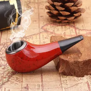 Hot Sale Resina Tobacco Pipe Mini Razoável Tubos De Fumar Forma Clássica Para Atacado