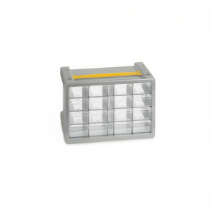 Caja de Herramientas Ttake Basic Cab con 16 Cajones, 27.9x15x19.5 cm, Gris Cielo Transparente - Product Image 2