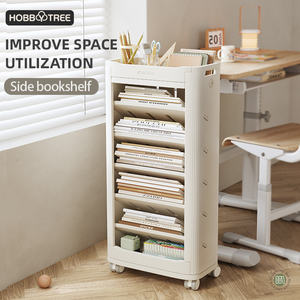 Étagère latérale rotative portable pour jouets d'enfants, armoires pour adolescents, étagères de rangement en plastique pour enfants, boîtes de rangement - Product Image 2