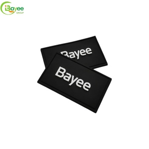 Écussons 3D souples personnalisés en silicone, PVC, caoutchouc, logo caoutchouté, badges thermocollants pour vêtements et chapeaux - Product Image 3