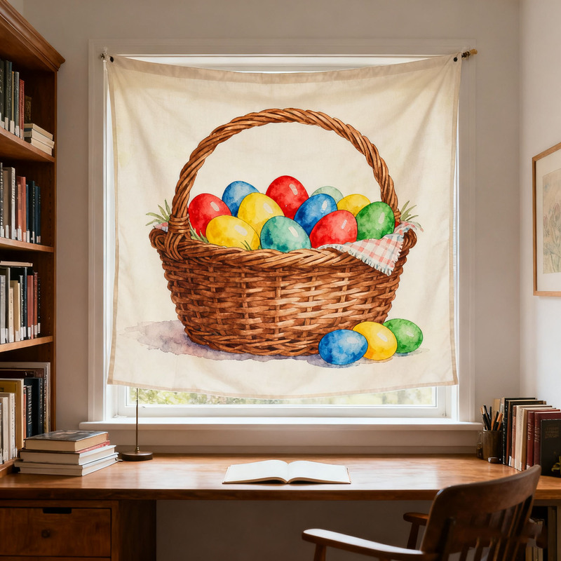 Christmas themed 100 Polyester Banner Custom