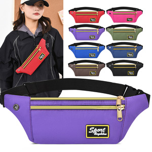 Sport Ringahihue Waist <b>Bag</b> Nylon Multi Color Casual Sports Fanny Pack With Zipper For Men Women - Product Image 1