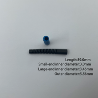Boot Pelindung Tekanan Serat Optik LC yang Dapat Dibengkokkan, Panjang 39mm, Selubung Fleksibel 3.0mm untuk Konektor LC, Kabel Patch FTTH Pusat Data