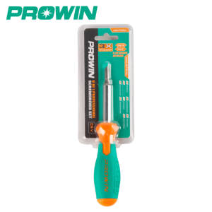 PROWIN outils de tournevis à main professionnels Crv <span class=keywords><strong>Torx</strong></span>/fendu/Phillips jeu de tournevis avec poignée Tpr - Product Image 6