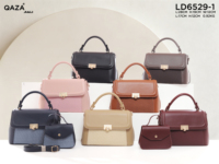 Sac à main élégant QAZA 2-en-1 en cuir PU de luxe pour femme, avec poignée supérieure et mini pochette, convertible en sac bandoulière