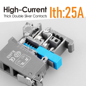 Botón pulsador inteligente LANBOO electrónico de 22 mm con apagado directo de emergencia, tipo hongo, 2/3 posiciones, impermeable, momentáneo, selector 1NO, IP67 - Product Image 3