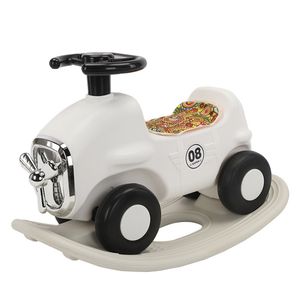 Scooter en plastique mignon à 4 roues pour enfants, toboggan de voiture, jouets de cheval à bascule, voiture d'équilibre pour enfants - Product Image 2