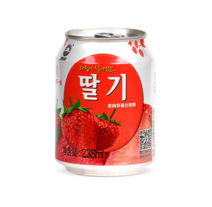 Jiur hương vị dâu tây nước trái cây tươi uống 238ml đóng hộp uống sac phong cách thực phẩm đồ uống bán buôn - Product Image 1