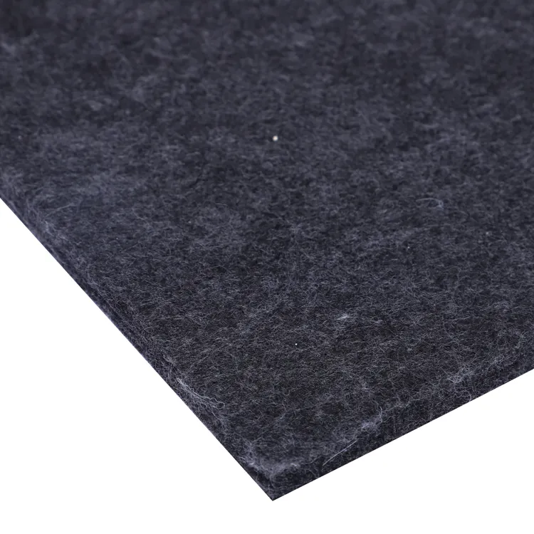 Needle punched Industrial nonwoven hard wool felt made in china