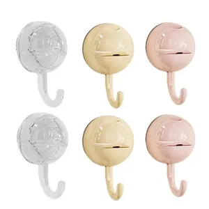 Powerful Vacuum Suction Cup Punch-free Sticky Hook Bathroom Kitchen Toilet Hook Ball Suction Cup Hook