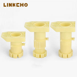 أرجل أثاث قابلة للتعديل من البولي بروبيلين من لينكشو، متينة للمطابخ وغرف الطعام والفنادق وخزائن غرف المعيشة - تصميم عصري من البلاستيك - Product Image 3