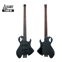 Gitar Aktif S-B50-H4 4-Senar 24-Fret Body Ash, Neck Terpadu Roasted Maple, Fingerboard Rosewood