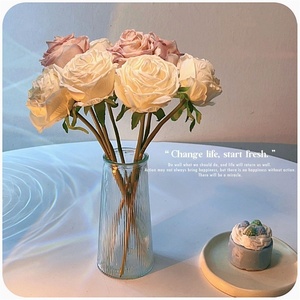 Fiori Artificiali di Seta Fatti a Mano Lychee <span class=keywords><strong>Rose</strong></span>, Decorazioni Effetto Umido per Tavolo da Pranzo e Soggiorno - Product Image 2